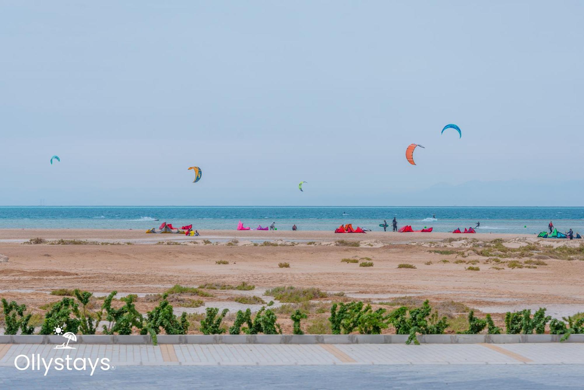 Ollystays Mangroovy Seaview 1Br Beach And Pool Free Access Hurghada Bagian luar foto